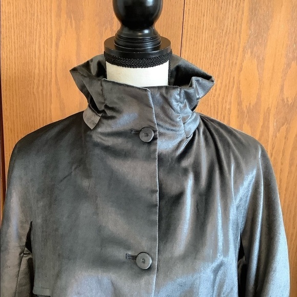 Pringle of Scotland Silver Grey Velvety Jacket Sz-6 - Picture 2 of 7